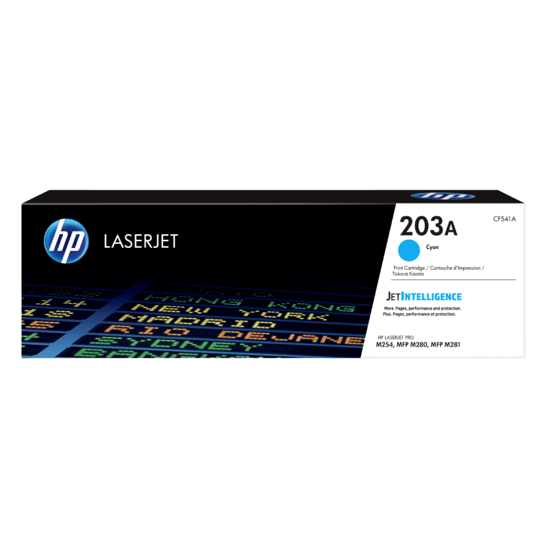 CF541A HP 203A cyan toner - 1300 sidor - Original