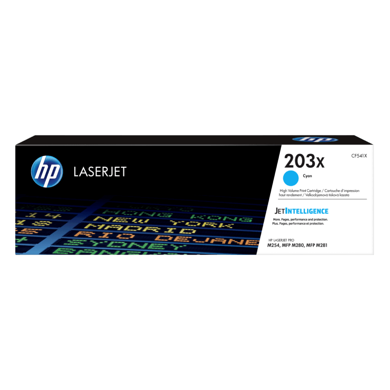 CF541X HP 203X cyan XL toner - 2500 sidor - Original