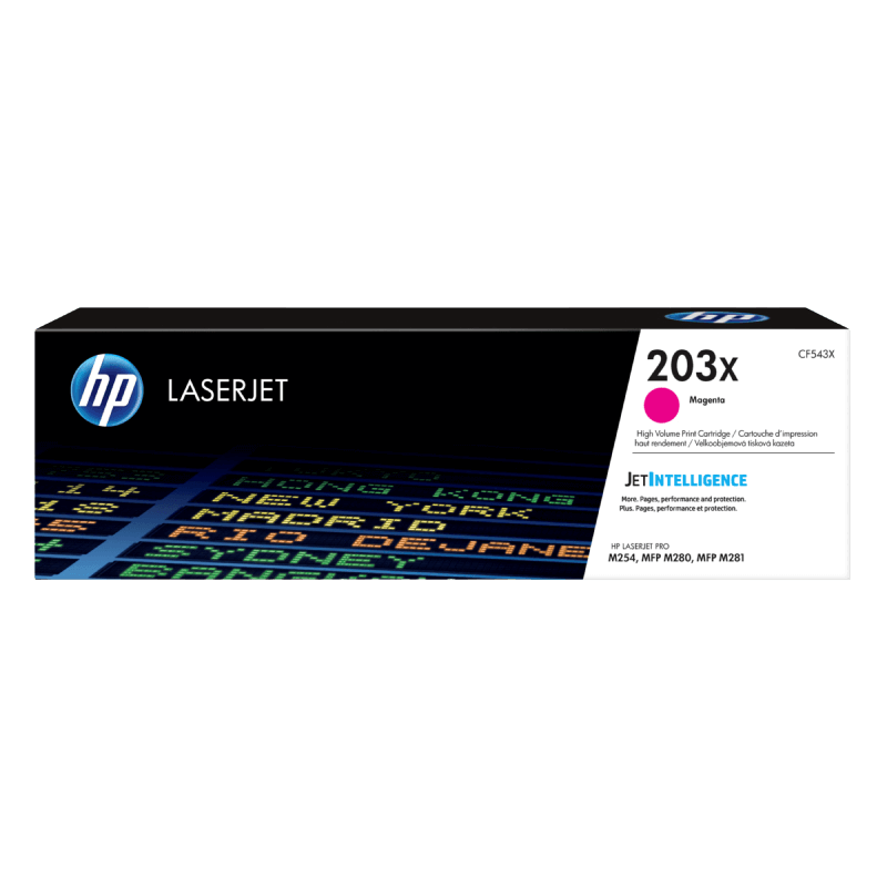 CF543X HP 203X magenta XL toner - 2500 sidor - Original