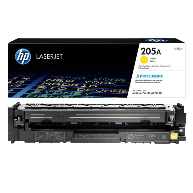 CF532A HP 205A gul toner - 900 sidor - Original