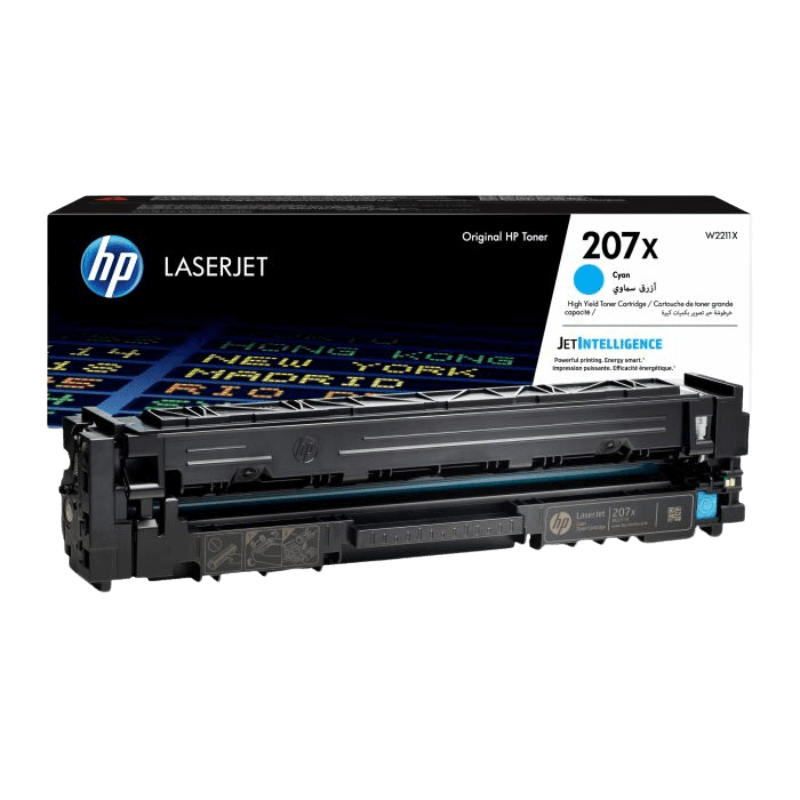 W2211X HP 207X cyan XL toner - 2450 sidor - Original