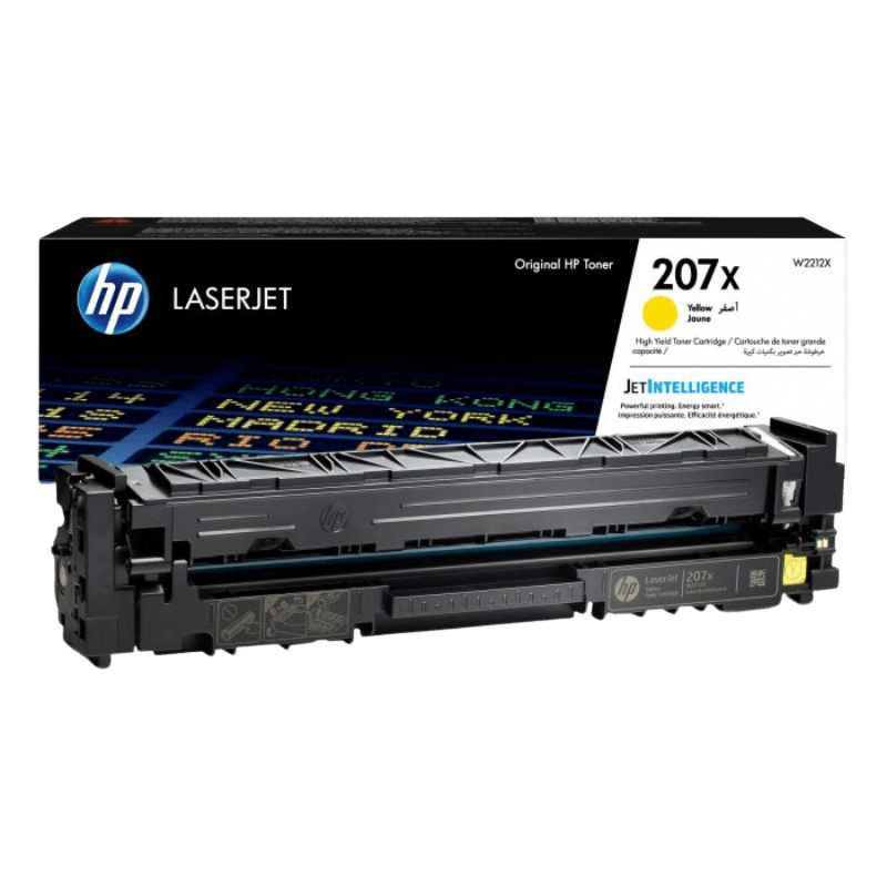 W2212X HP 207X gul XL toner - 2450 sidor - Original