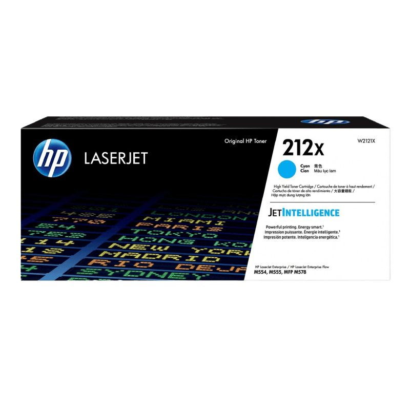 W2121X HP 212X cyan XL toner - 10000 sidor - Original