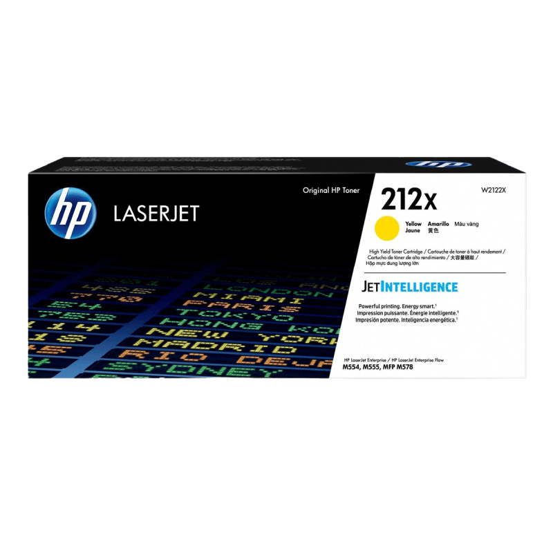 W2122X HP 212X gul XL toner - 10000 sidor - Original