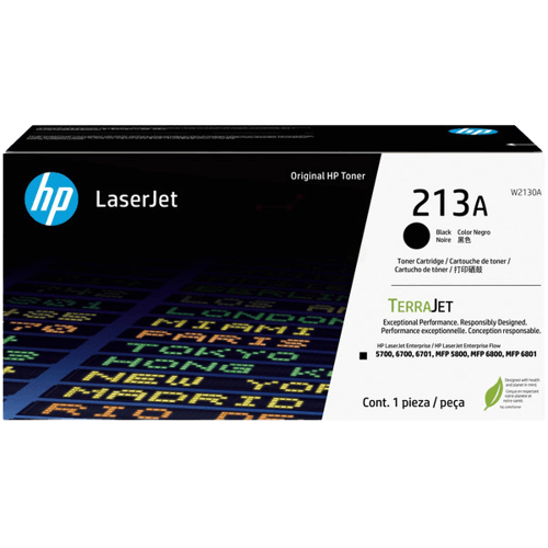 W2130A HP 213A svart toner - 3500 sidor - Original