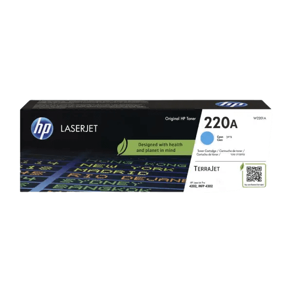 W2201A HP 220A cyan toner - 1800 sidor - Original