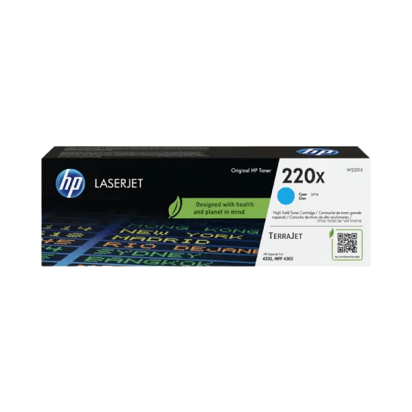 W2201X HP 220X cyan XL toner - 5500 sidor - Original