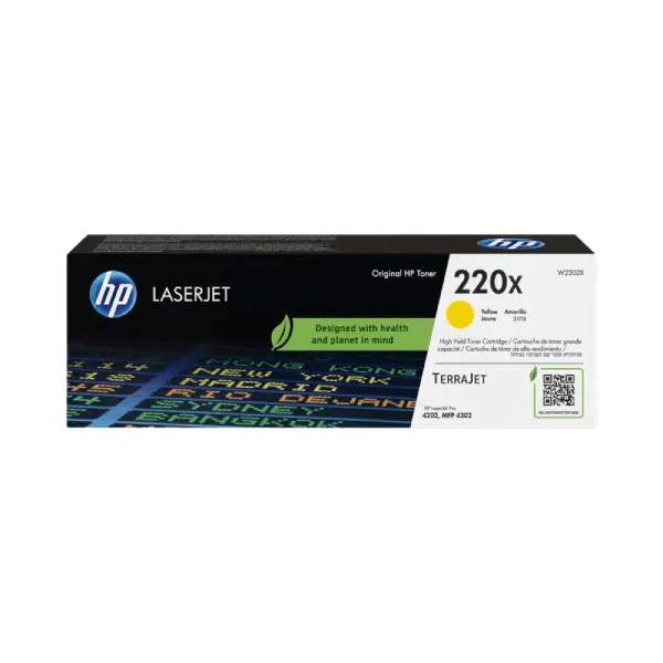W2202X HP 220X gul XL toner - 5500 sidor - Original