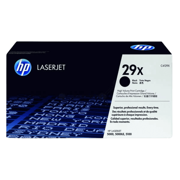C4129X HP 29X svart XL toner - 10000 sidor - Original