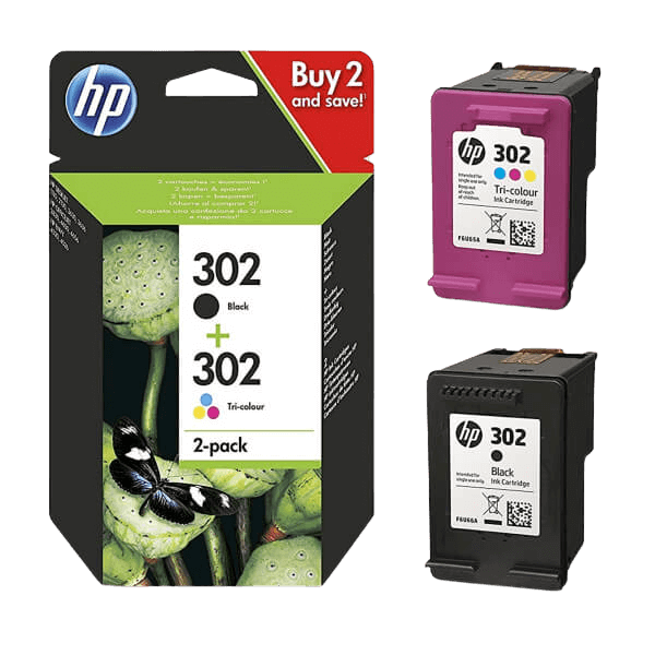 X4D37AE HP 302 CMYK Skrivarpatron - Original