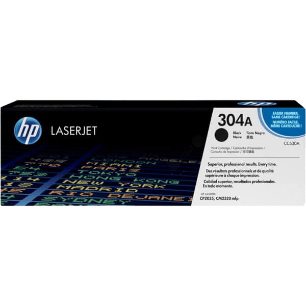 CC530A HP 304A svart XL toner - 3500 sidor - Original