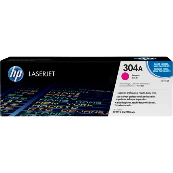 CC533A HP 304A magenta XL toner - 2800 sidor - Original