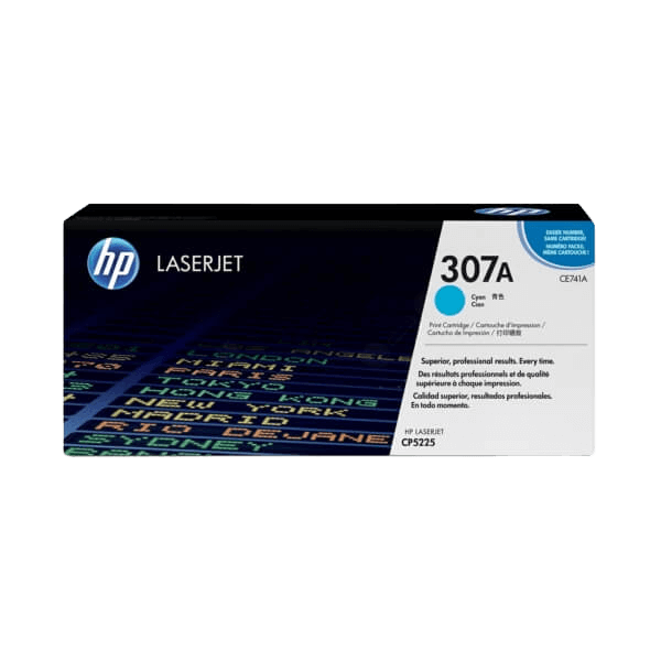 CE741A HP 307A cyan toner - 7300 sidor - Original