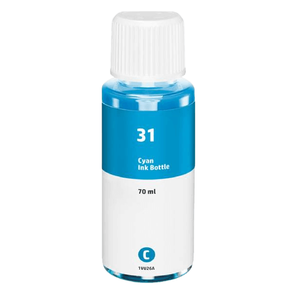 1VU26AE HP 31 cyan bläck refill - 8000 sidor - Kompatibel