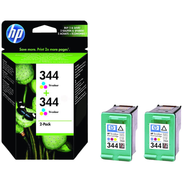 C9505EE HP 344 3 färger i en twin pack Skrivarpatron - 28 ml. - Original