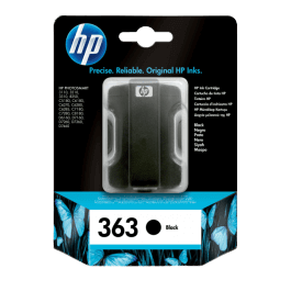 C8721EE HP 363 svart Skrivarpatron - 6 ml. - Original