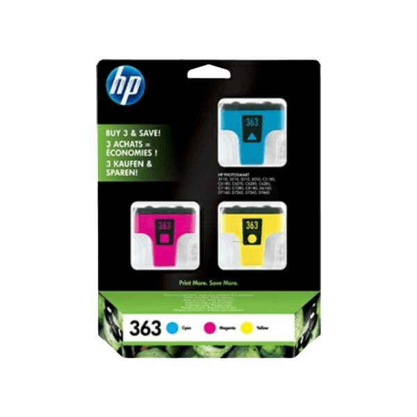 CB333EE HP 363 3 färger i en Skrivarpatron - 9 ml. - Original