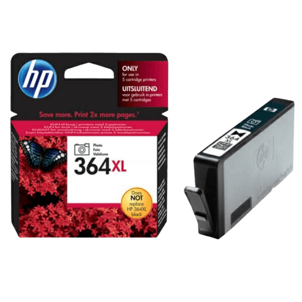 CB322EE HP 364XL foto svart Skrivarpatron - 6 ml. - Original