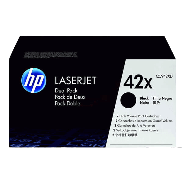 Q5942XD HP 42XD svart XXL toner - 40000 sidor - Original