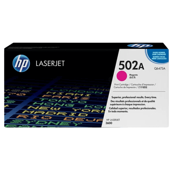 Q6473A HP 502A magenta toner - 4000 sidor - Original