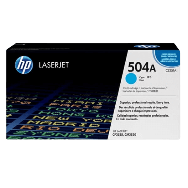CE251A HP 504A cyan toner - 7000 sidor - Original