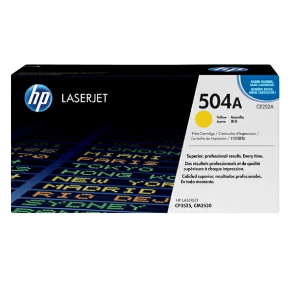 CE252A HP 504A gul toner - 7000 sidor - Original