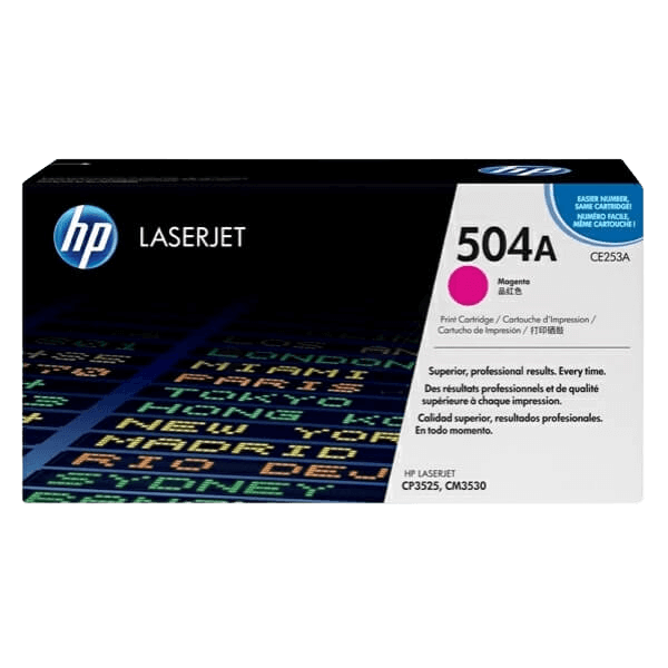 CE253A HP 504A magenta toner - 7000 sidor - Original