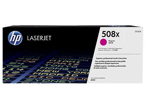 CF363X HP 508X magenta XL toner - 9500 sidor - Original