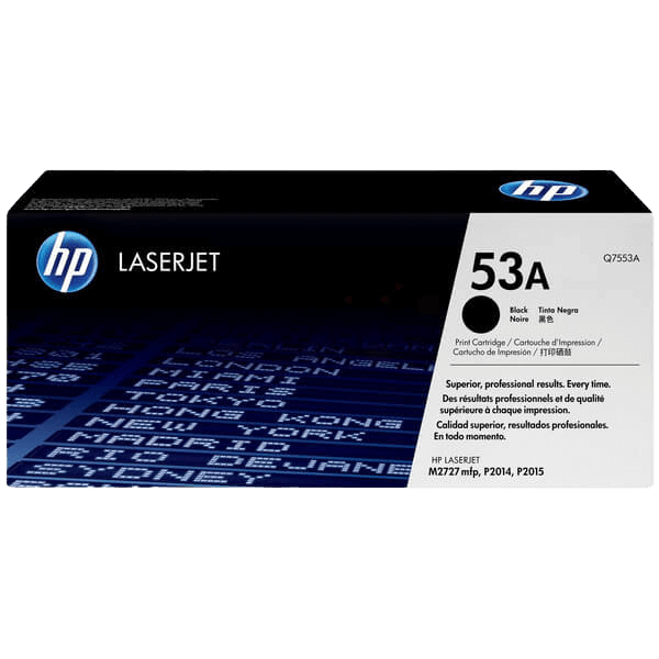 Q7553A HP 53A svart toner - 3000 sidor - Original