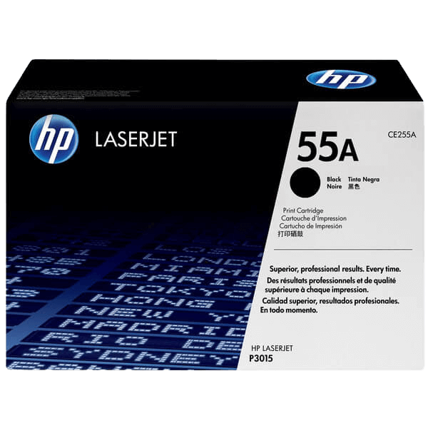 CE255A HP 55A svart toner - 6000 sidor - Original