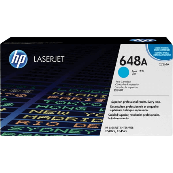 CE261A HP 648A cyan toner - 11000 sidor - Original