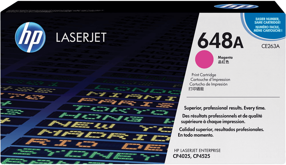 CE263A HP 648A magenta toner - 11000 sidor - Original