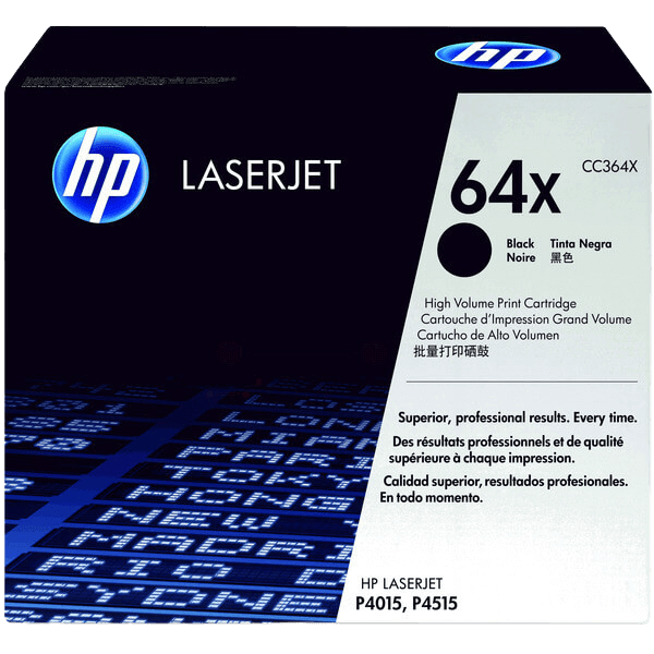 CC364X HP 64X svart XL toner - 24000 sidor - Original