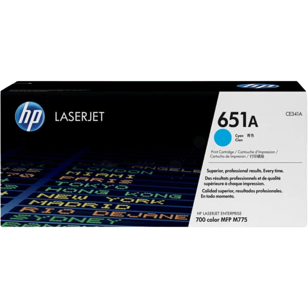 CE341A HP 651A cyan toner - 16000 sidor - Original