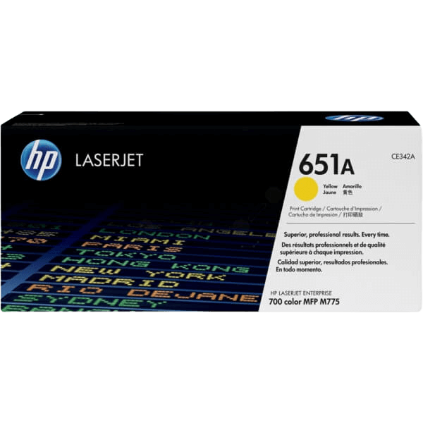 CE342A HP 651A gul toner - 16000 sidor - Original