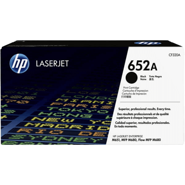 CF320A HP 652A svart toner - 11500 sidor - Original