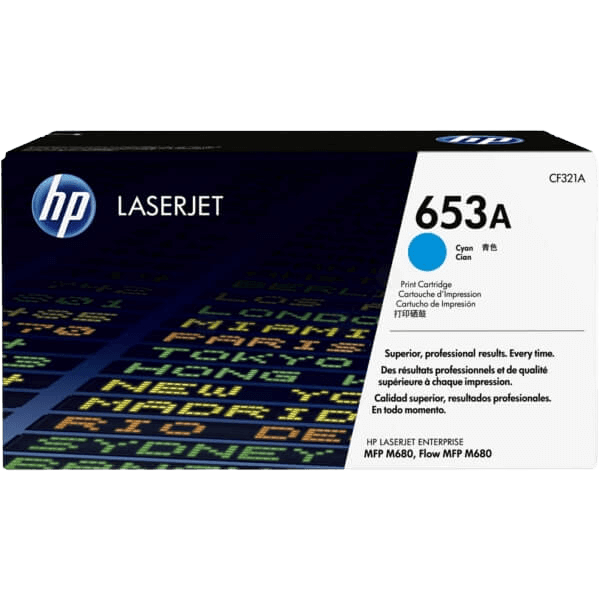 CF321A HP 653A cyan toner - 16000 sidor - Original