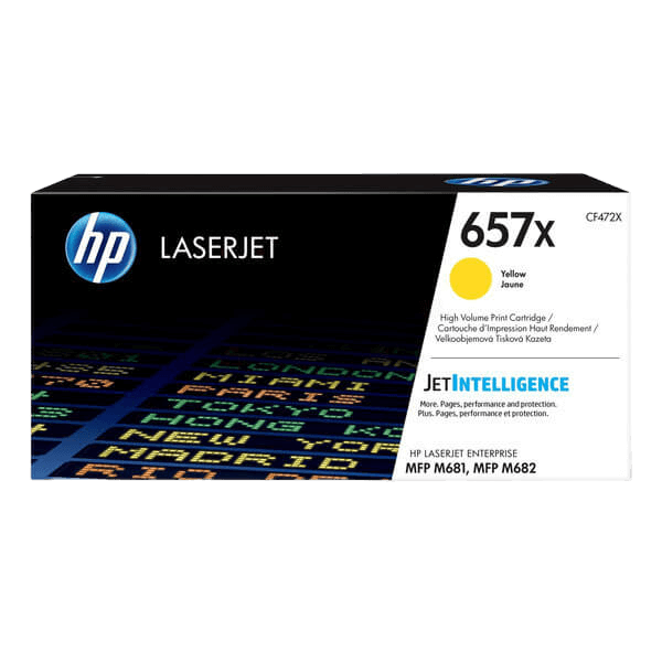 CF472X HP 657X gul XL toner - 23000 sidor - Original