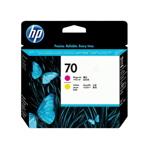 C9406A HP 70 magenta / gul printhoved - 130 ml. - Original