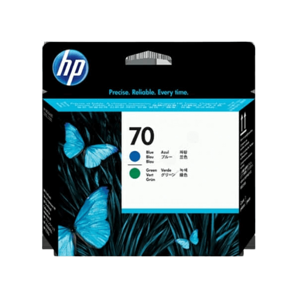 C9408A HP 70 cyan printhoved - 130 ml. - Original