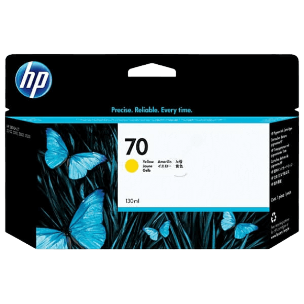 C9454A HP 70 gul Skrivarpatron - 130 ml. - Original