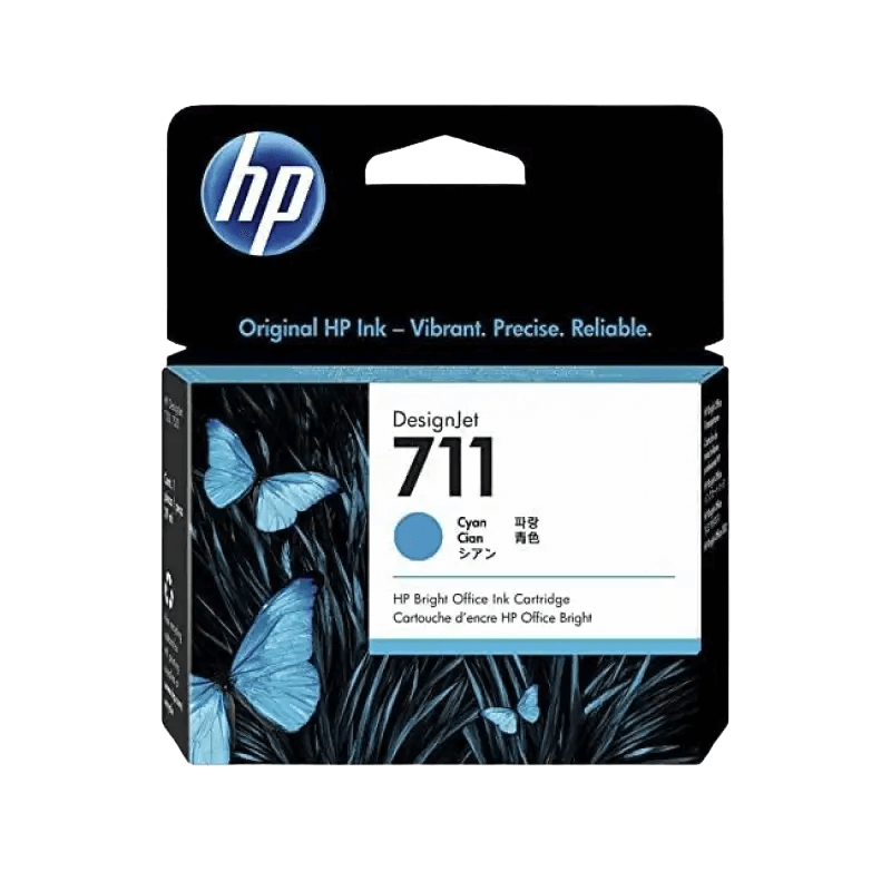 CZ130A HP 711 cyan Skrivarpatron - 29 ml. - Original