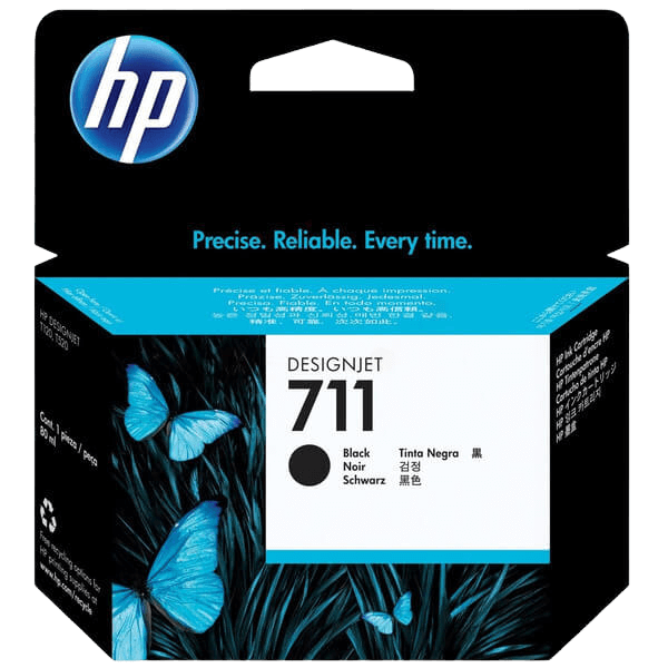 CZ133A HP 711 svart XL Skrivarpatron - 80 ml. - Original