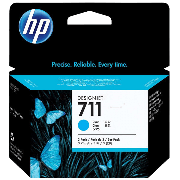 CZ134A HP 711 cyan XL Skrivarpatron - 87 ml. - Original