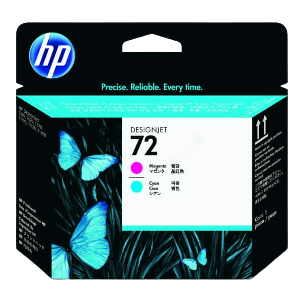 C9383A HP 72 cyan / magenta printhoved - Original