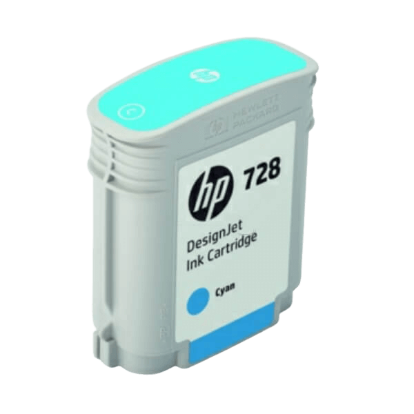 F9J63A HP 728 cyan Skrivarpatron - Original