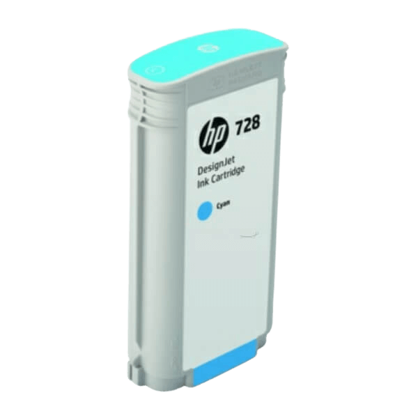 F9J67A HP 728 cyan XL Skrivarpatron - 130 ml. - Original