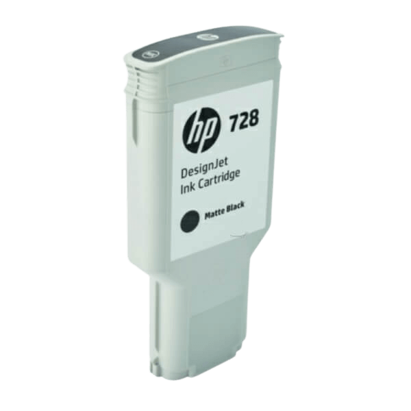 F9J68A HP 728 matt svart XL Skrivarpatron - 300 ml. - Original