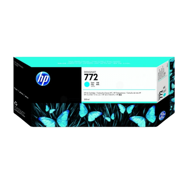 CN636A HP 772 cyan XL Skrivarpatron - 300 ml. - Original