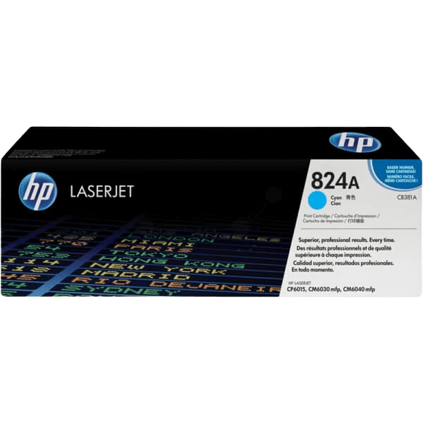 CB381A HP 824A cyan toner - 21000 sidor - Original